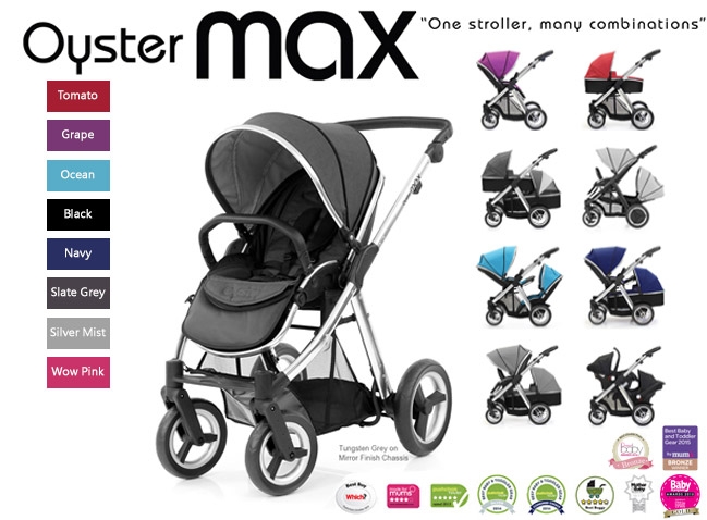 Babystyle Oyster Max 2 Lie Flat Tandem Seat Hood Pack SALE PRICE 